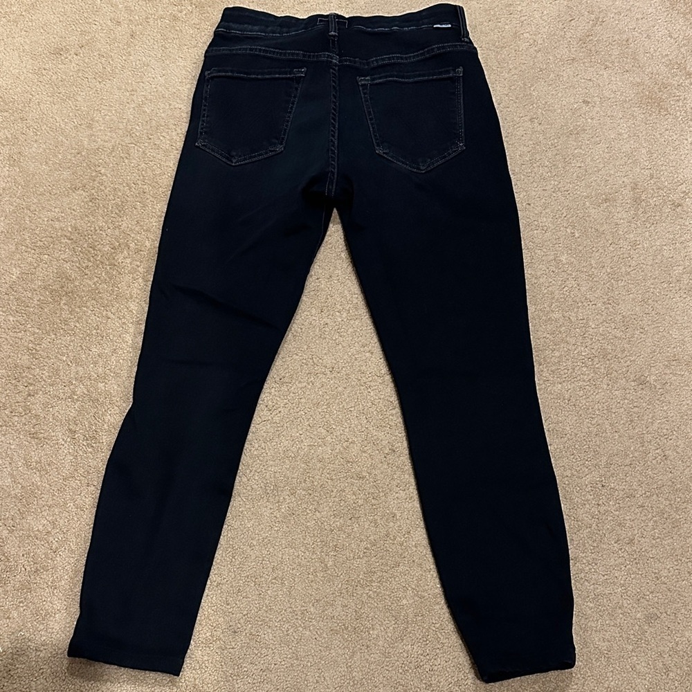 MOTHER Skinny Jeans - Midnight Blue​​​ - Picture 8 of 14